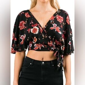 Rusty Odessa Wrap Top